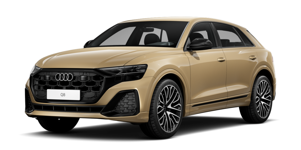 Audi Q8 in Sakhirgold Metallic