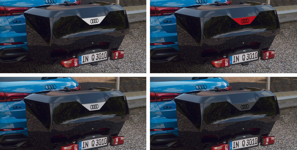 Teaser Audi Original Heckbox Dekorfolien